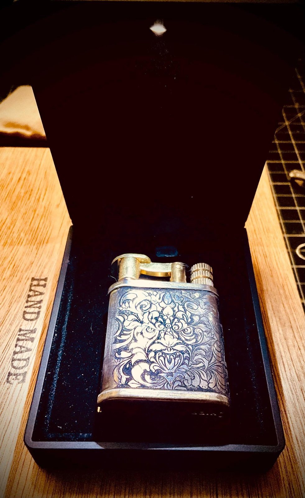 Hand-Engraved Lighter – Collectible Gift custom engraved custom lighter by The Steel Canvas SKU ZIP-SMALL-01