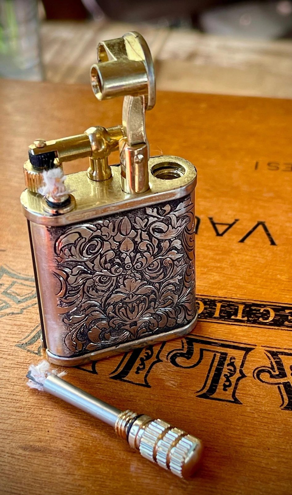 Hand-Engraved Lighter – Collectible Gift custom engraved custom lighter by The Steel Canvas SKU ZIP-SMALL-01