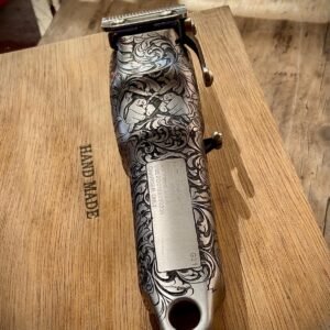 Rear Find. One-of-a-Kind Hand engraved WAHLClipper – 100 Year Anniversary Edition custom engraved memorial piece by The Steel Canvas SKU MEM-04