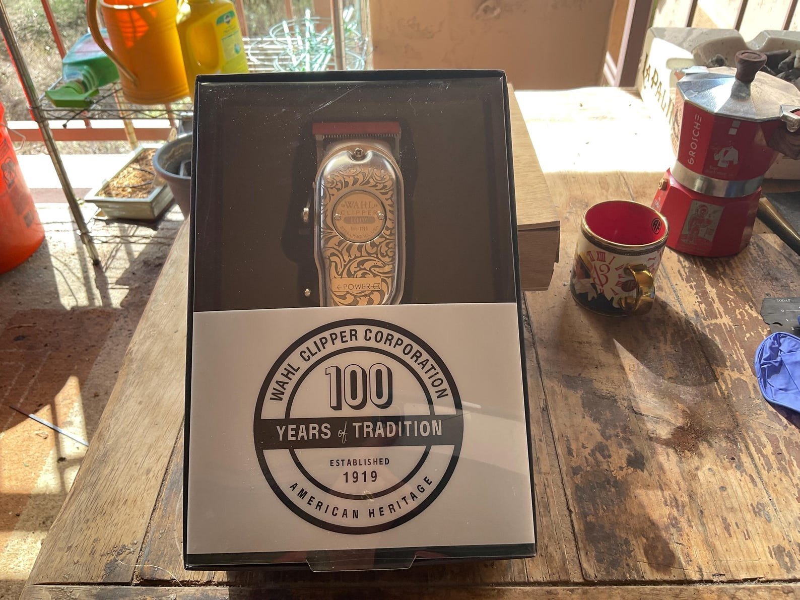 Rear Find. One-of-a-Kind Hand engraved WAHLClipper – 100 Year Anniversary Edition custom engraved memorial piece by The Steel Canvas SKU MEM-04